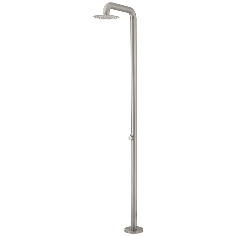 TerraNova Freestanding Outdoor Shower 316 Stainless Steel Wayfair Canada